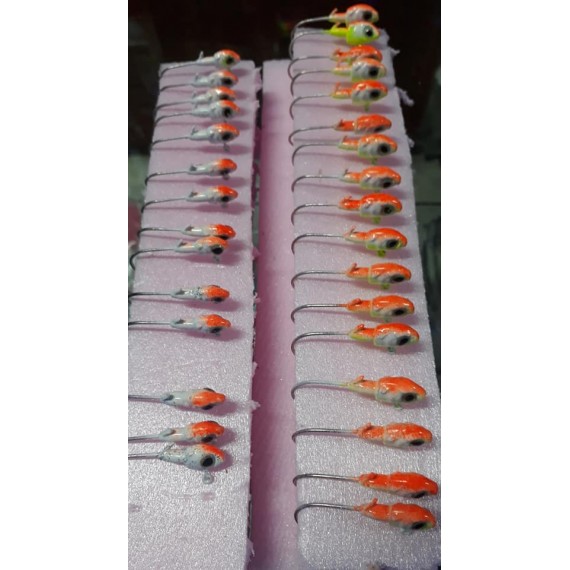 Balık Kafa UV boyalı zoka (Jighead)