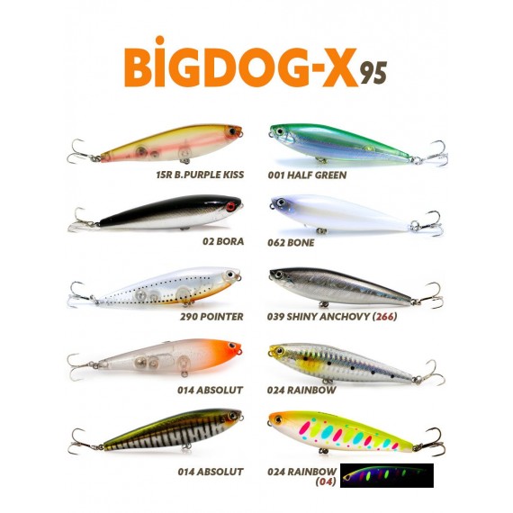 FUJIN Big Dog-x BDX-95SW Maket Balık 418