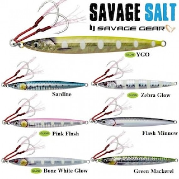 Savage salt 3d Slim Jig Minnow 60gr 125mm
