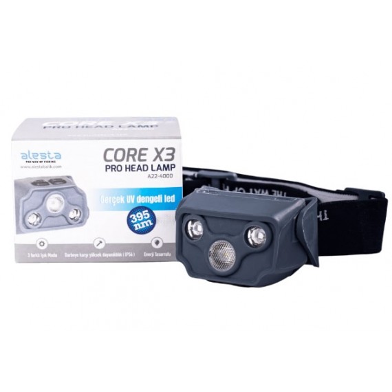 Alesta Core x3 Pro Head Lamp 3 Işık Kafa Lambası