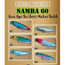 Barra Tackle Samba 60 - 6cm 6gr Suüstü Maket Balık