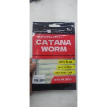 Naniwaosakashi Catana Worm 8cm Silikon Kurt 10'lu paket