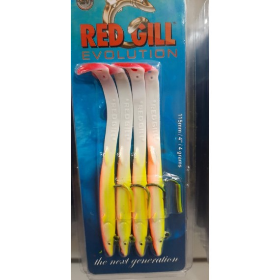 Redgill Evolution 11.5cm 4gr Sarı Turuncu Silikon Yem