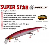 Wily Süper Star 18.5 cm Maket Balık 36 gr